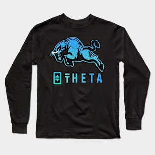 theta coin Crypto coin Cryptocurrency Long Sleeve T-Shirt